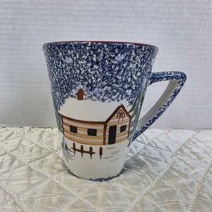 Vintage The Cooks Bazaar Gourmet Collection Holly Mountain Lodge Coffee Cup Mug